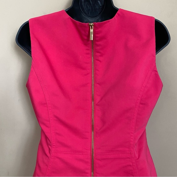 Calvin Klein Hot Pink Sleeveless Sheath Dress - Picture 7 of 9